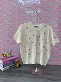 Blusa Chanel beige multi